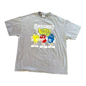 Vintage M&M's Gray unisex T-Shirt XL